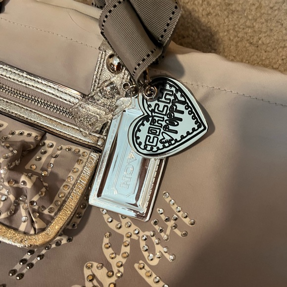 Vintage Collectors Coach poppy Storypatch Ombre Sequin XL Y2K Vintage 1073-15312 - Picture 4 of 17